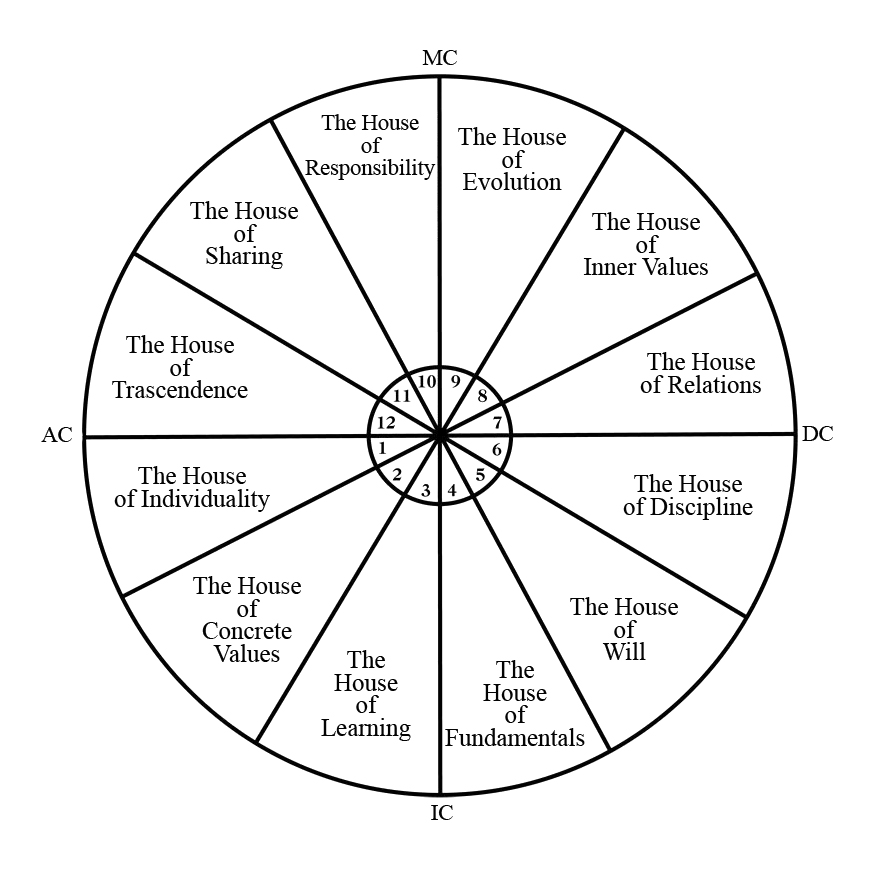 astrological house chart
